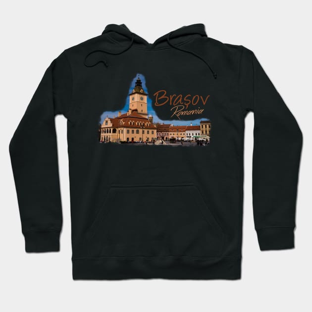 Brasov Romania Hoodie by RaeTucker